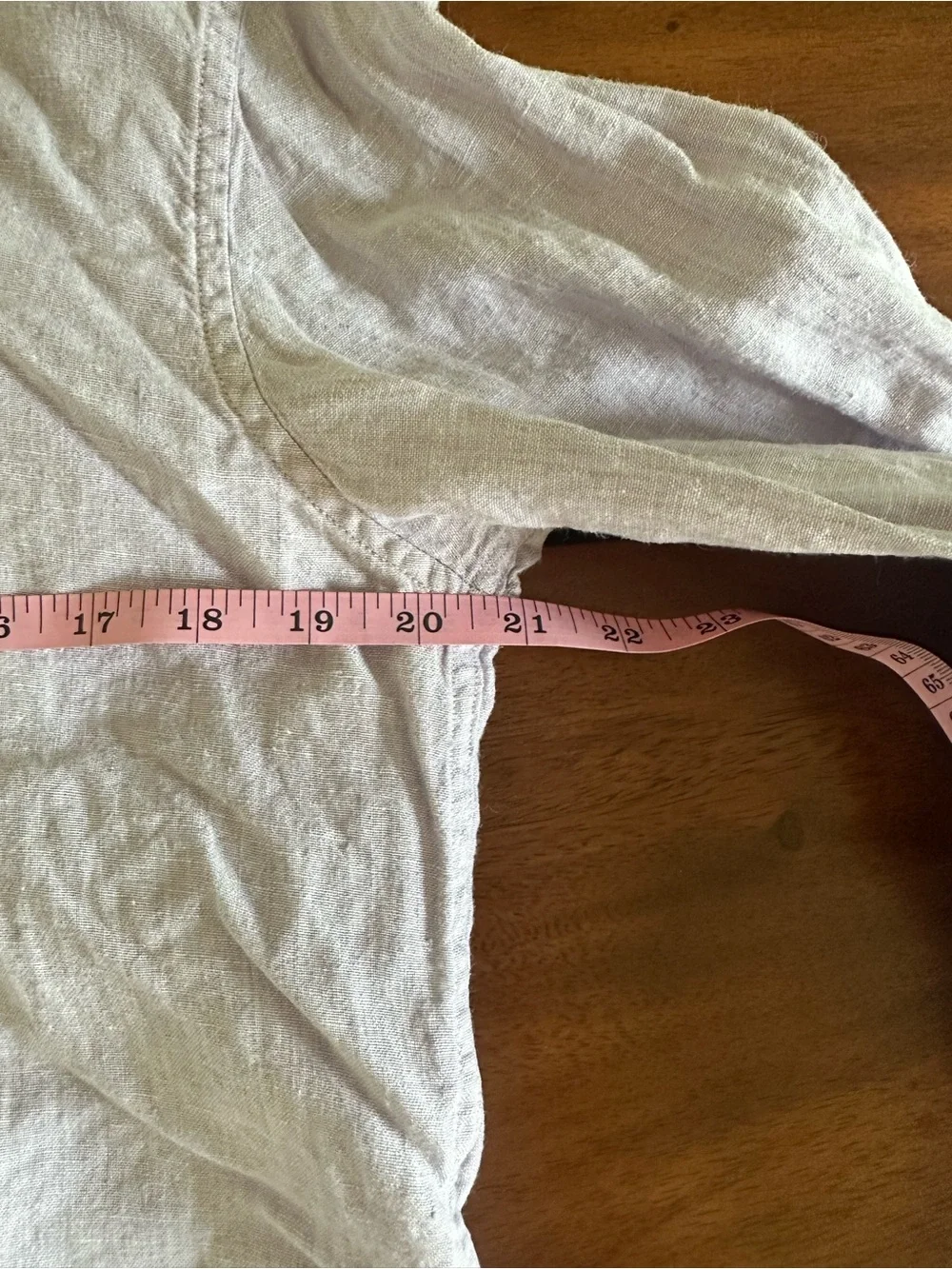 Linen Banana Republic Light Lavender Button-Up Shirt Slim fit